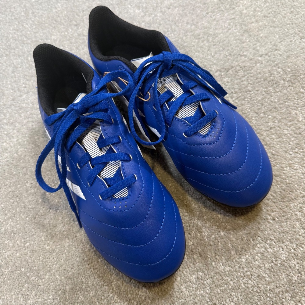 Adidas Goletto VIII FG J Kid Soccer Cleats Royal Blue White NIB 3.5Y Firm Ground - Picture 5 of 16